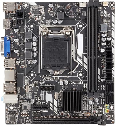 Pasamer H61M DDR3 Desktop PC Motherboard 100Mbps VGA Interface