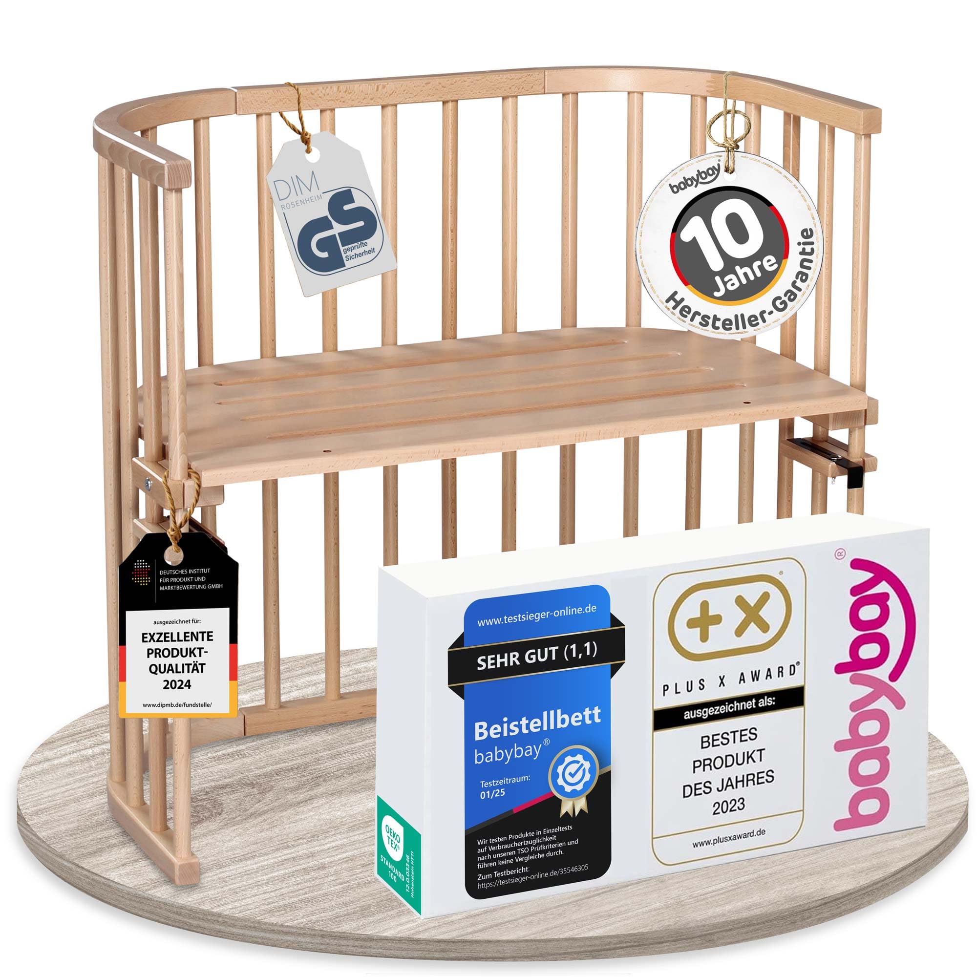 Babybay Beside Sleeper Cot Originial Extra Ventilation