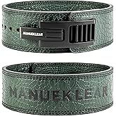 MANUEKLEAR Lifting Belt Lever for Men Women, 10mm Quick Locking Lever Belt Weightlifting with Adjustable Buckle, Lever Weight Lifting Belt for Powerlifting & Deadlifts