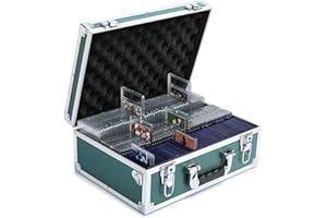 Collectable Trading Card Cases, Toploaders Storage Box, Magnetic Card Storage Hard Cabinet, Graded Card Storage Case, Sports 