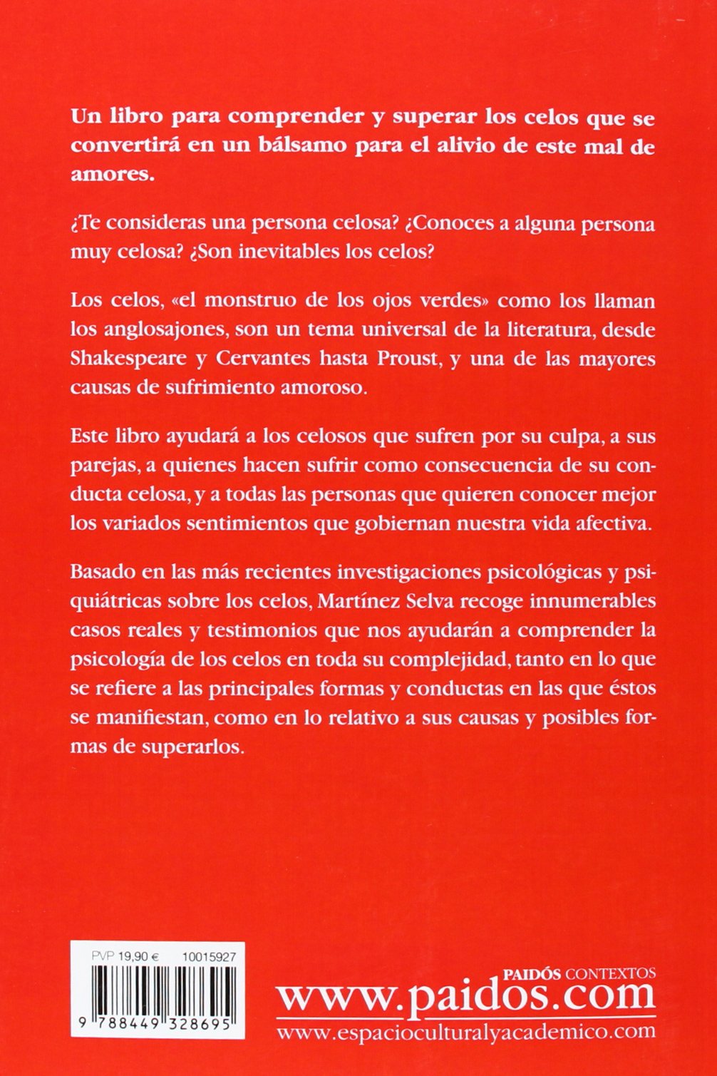 Celos Claves Para Comprenderlos Y Superarlos Pdf Gratis Celos: Claves para comprenderlos y superarlos (Spanish Edition): Martínez  Selva, José María: 9788449328695: Amazon.com: Books