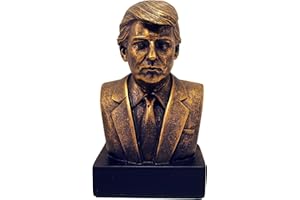 Xenos Gifts Donald Trump 6" Polystone Bronze-Finished Bust (#221)