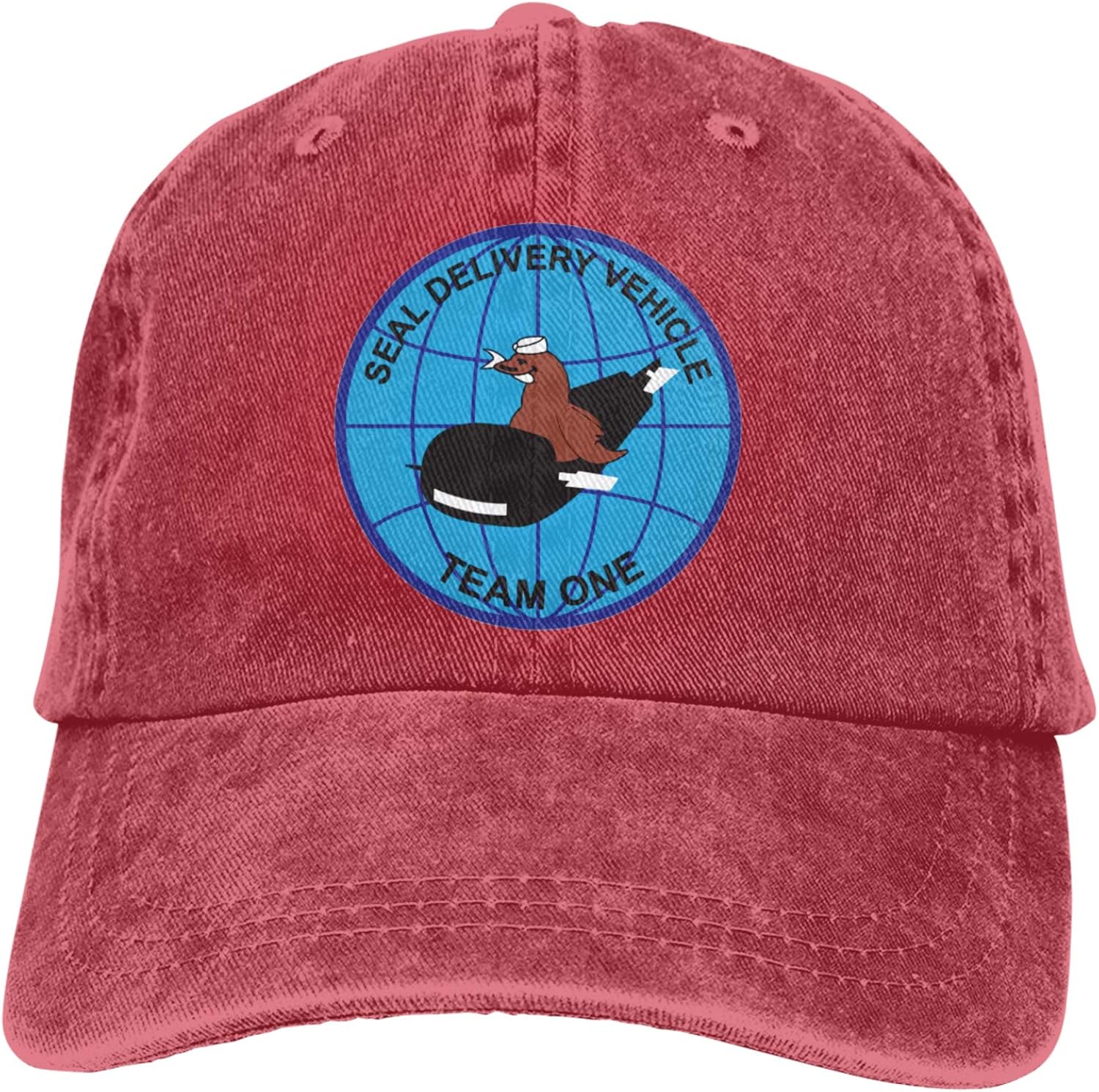 Unisex Us Navy Seal Delivery Vehicle Team Cowboy Hat Adjustable Retro
