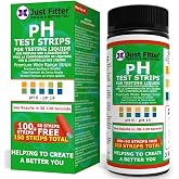 Just Fitter Alkaline Water pH Test Strips. Testing Kit for Home Drinking Water and Liquids. Universal Tester for Aquarium, Fish Tank, Pool, Hot Tub, Spa, Kombucha, Fermentation and Brewing Process.