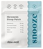 Dew Well - Snooze Melatonin Sleep Patch - Supports