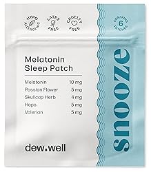 Dew Well - Snooze Melatonin Sleep Patch - Supports