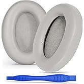 Aurivor Ear Pads for Sony WH-1000XM3 Headphones, Replacement XM3 Earpads Cushions with Soft Protein Leather, Noise Isolation Memory Foam, Reinforced Sealing