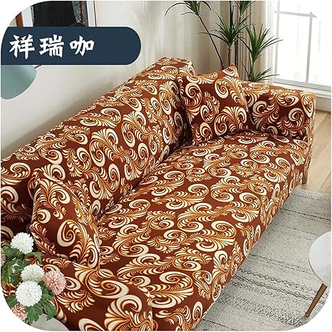 Sofa covers Funda de canapé de algodón a cuadros en el sofá para sala