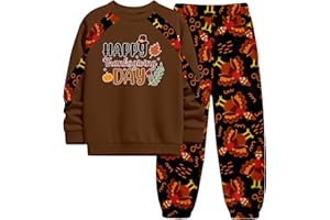 TyeSmo Boys Clothes Solid Color Kids Clothes Boys Outfits Crewneck Sweatshirts Sweatpants Clothing Sets with Pockets 6-12Y