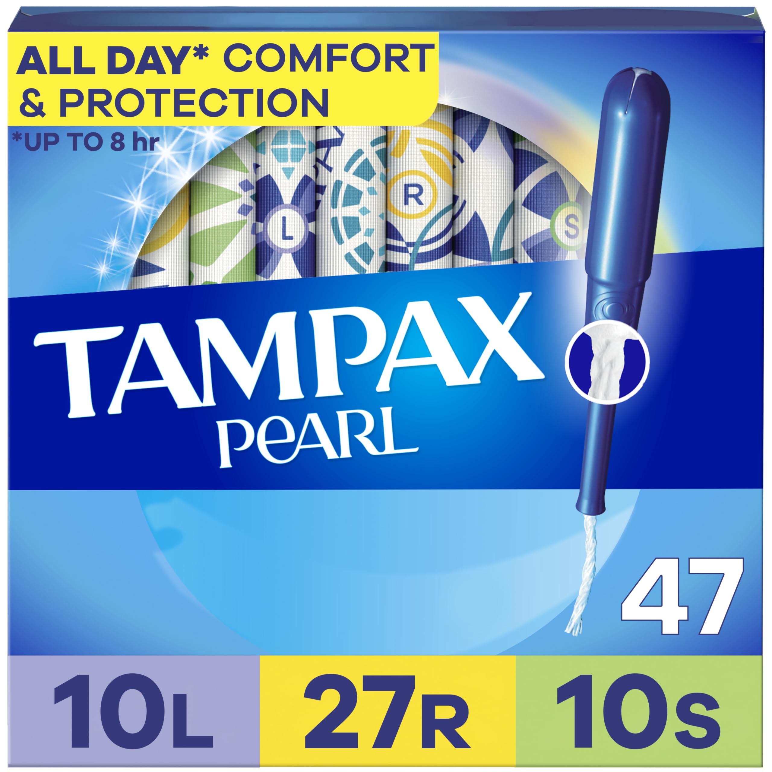 Photo 1 of *Missing Parts*
Pearl Tampons for Women Multipack, with LeakGuard Braid, Light/Regular/Super Absorbency, Unscented