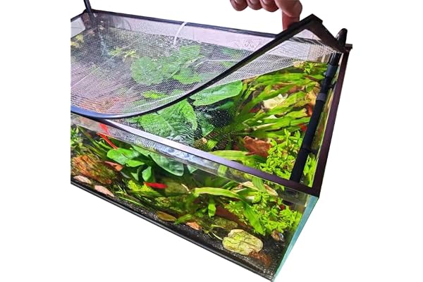 Magnetic Aquarium Anti-Jumping net Cover mesh to Protect Fish Jumping Out of Fish Tank