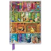 Aimee Stewart: A Stitch in Time Bookshelves (Foiled Journal) (Flame Tree Notebooks)