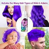 MOFAJANG Purple Hair Colour Spray 100ml Temporary Hairspray Kids Adults view 5