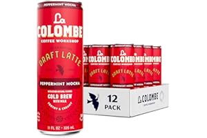 La Colombe Coffee, Peppermint Mocha Latte, 11 fl oz Cans (Pack of 12)