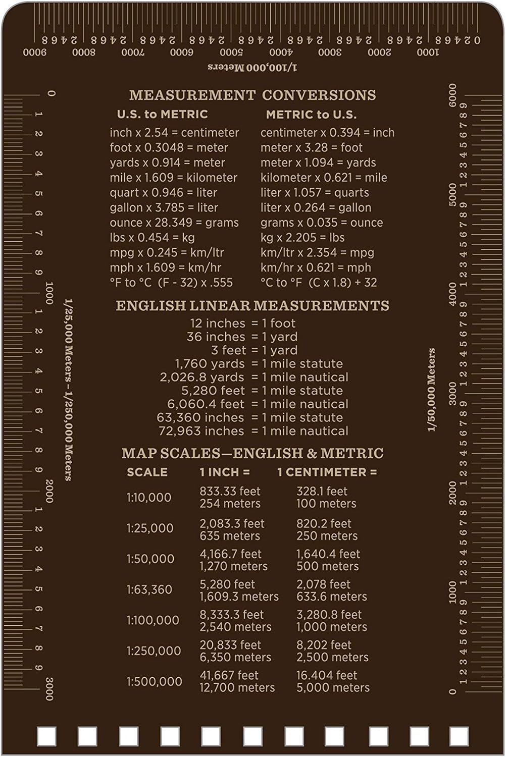 Rite in the Rain Weatherproof Top Spiral Notebook, 4" x 6", Brown Cover, Universal Pattern, 3 Pack (No. 446-3) - Image 3