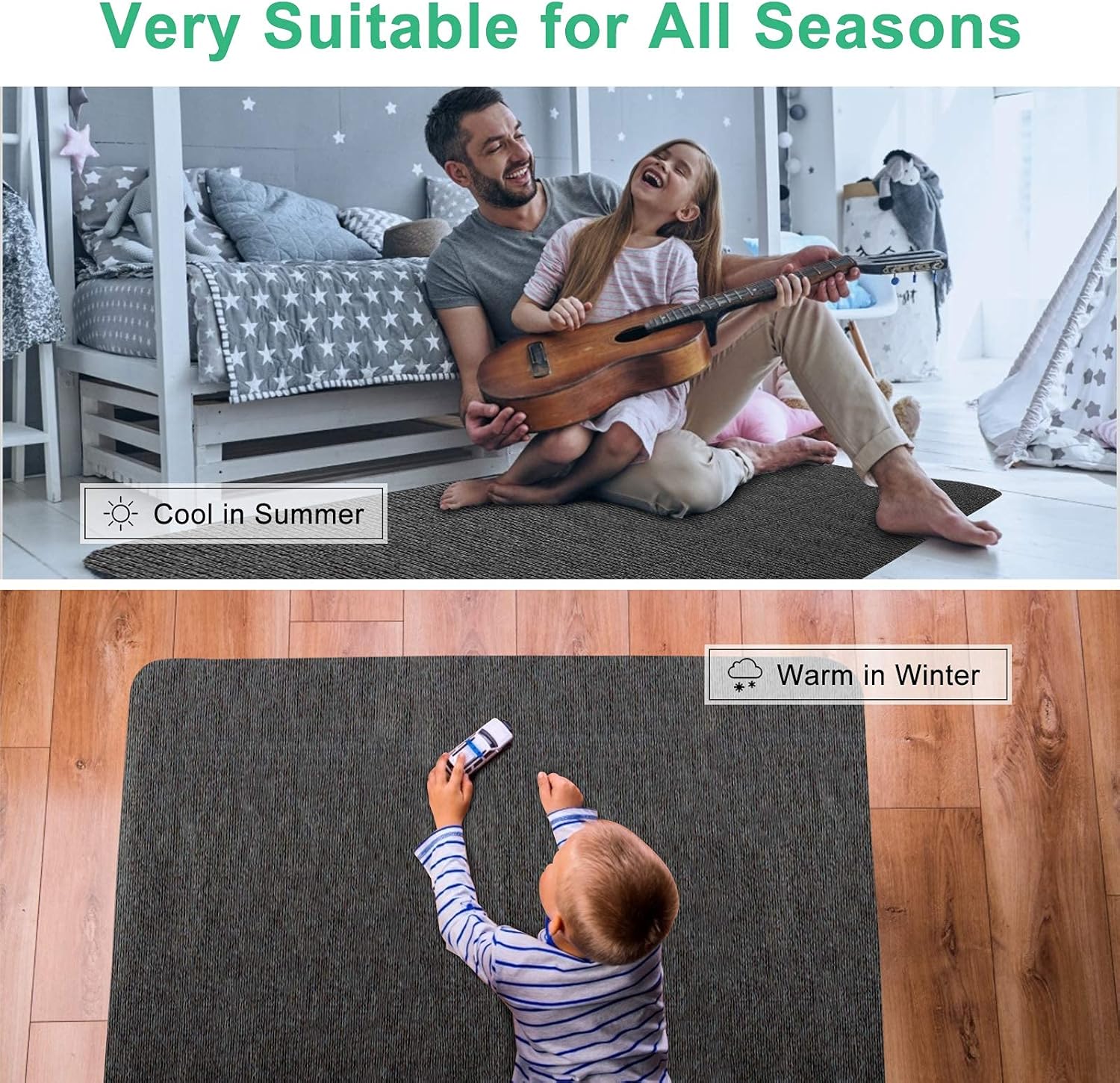 Office Chair Mat for Hardwood Floor, 55"x35"Chair Mat Protector Mat, 0.16" Thick Anti-Slip Computer Desk Mat for Home and Office Chair, Rolling Chair, Multi-Purpose Chair Carpet (Dark Gray): Kitchen & Dining
