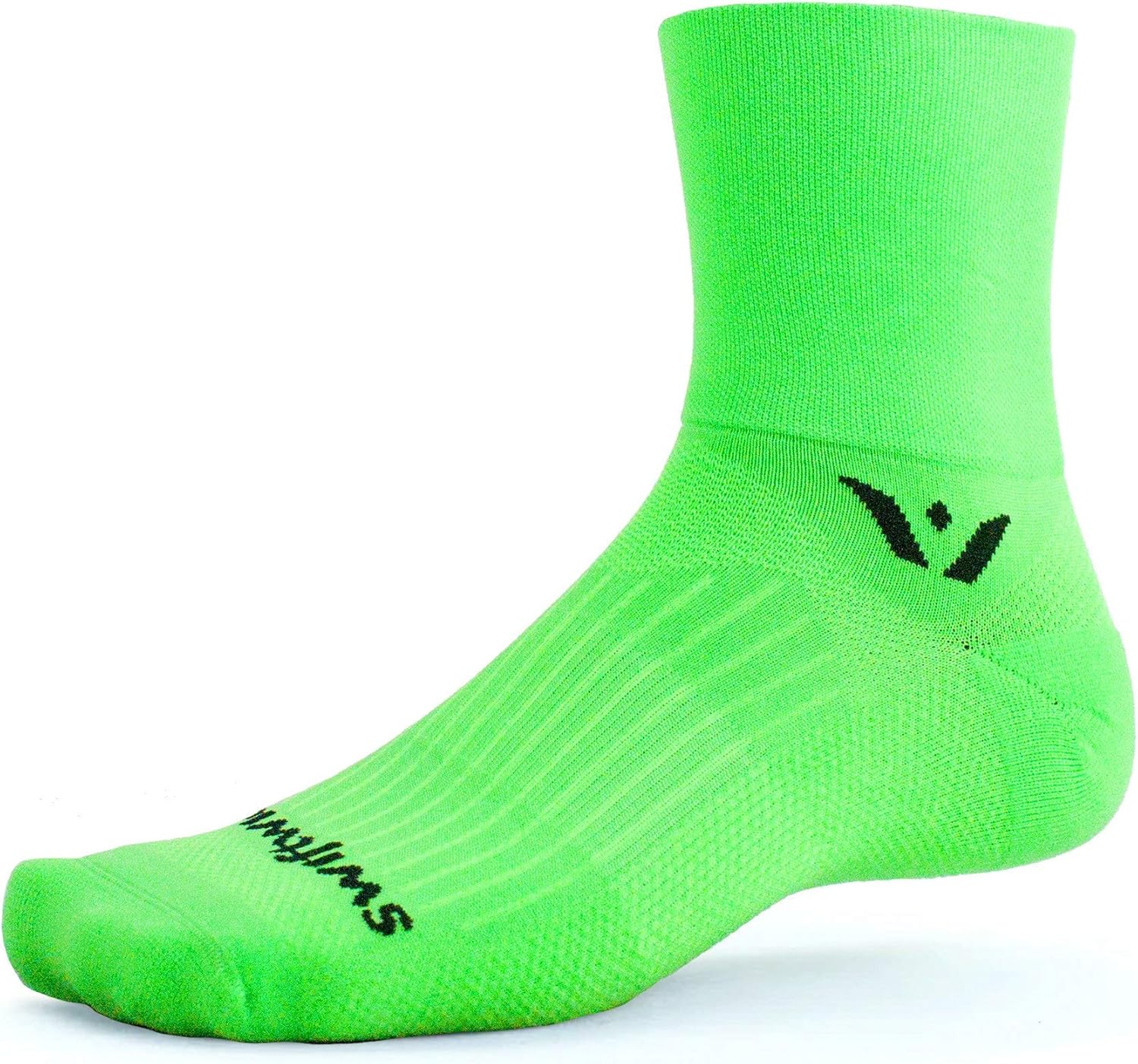 Swiftwick ASPIRE FOUR Trail Running, Cycling Crew Socks, Firm Compression Fit: Clothing