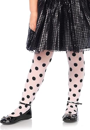 Leg Avenue Collants Pour Enfant Motif A Pois Taille S 110 A 116 Cm Amazon Fr Vetements Et Accessoires