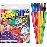Mr. Sketch Scented Stix Markers, Fine Tip, 10 Count - Fun for Kids, Coloring, Spark Creativity, Arts &amp; Crafts