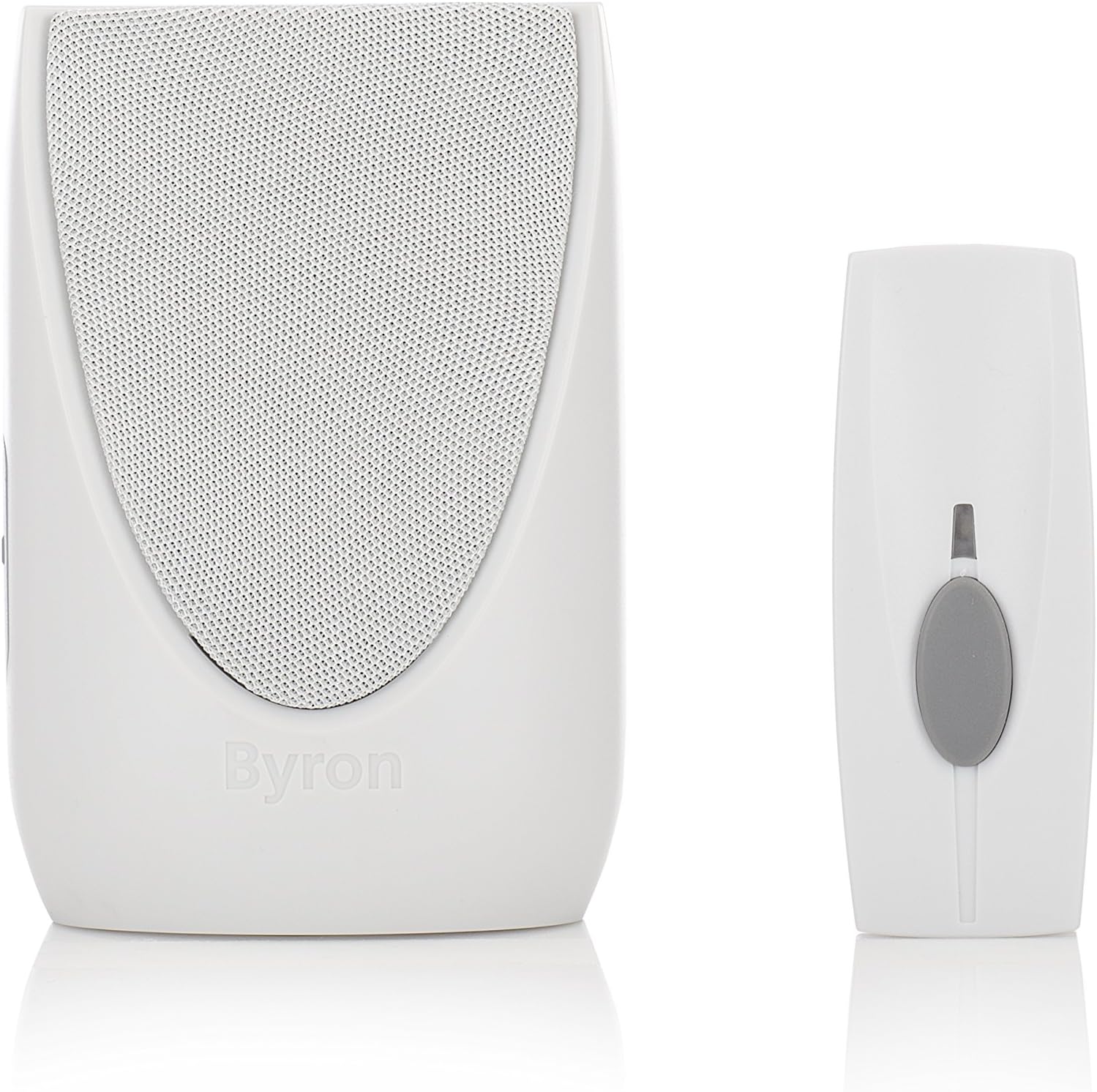 Doorbells Byron Wireless Twin Door Ding Dong Bell Chime Plug In