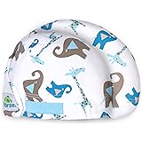 Tortle Lucky Elephant Adjustable Repositioning Beanie, Corrective for Flat Head Syndrome (Large)