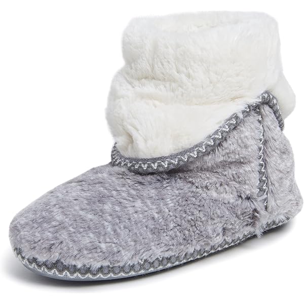 Cosyone1997 Women's Chunky Knit House Slippers - Sherpa Fleece Lined, Non-Slip, Foldable & Machine Washable - View #6