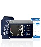 A&D Medical Precision Check Pro Blood Pressure Monitor for Home Use with Bluetooth UA-910BLE - Wide Range Cuff (8.6-16.5" / 22-42cm), 4 Users, iOS & Android Compatible, AC Adapter & Carrying Case