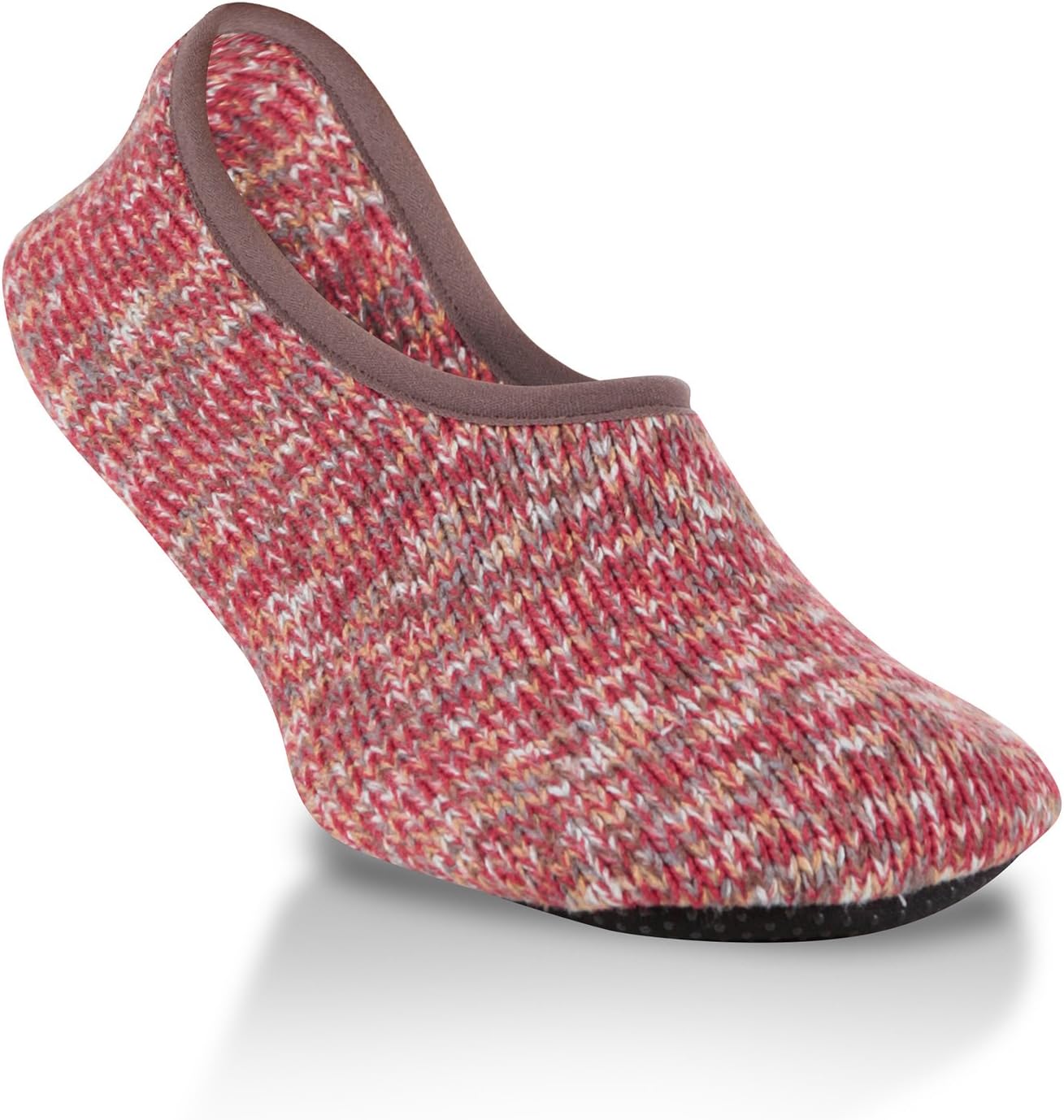 World's SoftestWomen's Weekend Collection Ragg Knit Ankle Slipper Size Small (Winter)