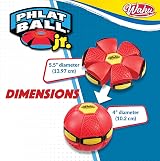 Goliath WAHU Phlat Ball Junior Red 15 cm Disc to Ball Toy Garden Beach view 9