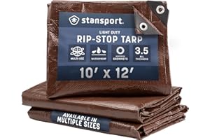 Stansport Reinforced Brown Rip-Stop Tarp