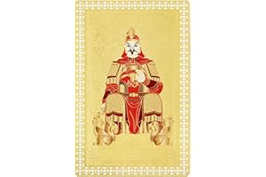 2026 Fengshui Wen Zhe Xing Jun Tai Sui Amulet Gold Decoration Card Bring Good Luck Home Office Decorating w5705