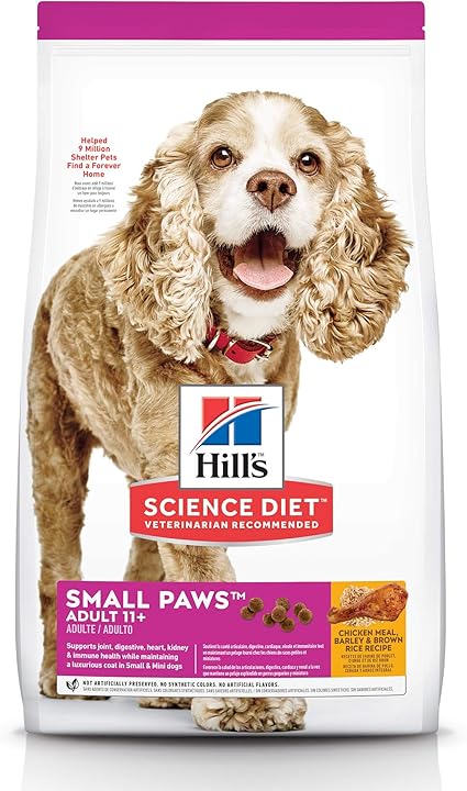 hills science plan senior dog food