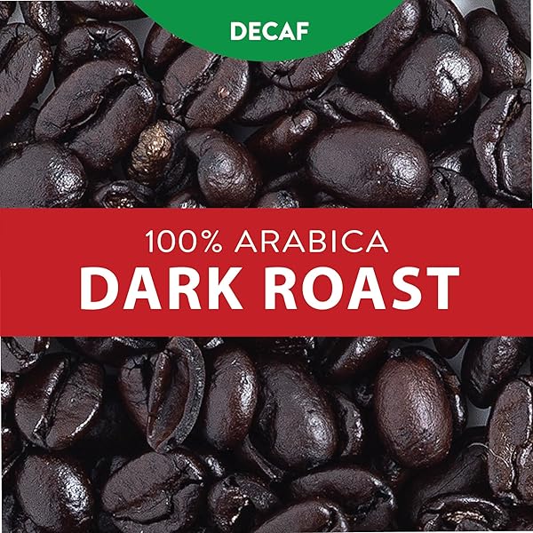SAN FRANCISCO BAY COFFEE – DECAF MEDIUM-DARK ROAST WHOLE BEAN COFFEE – DECAF ESPRESSO ROAST (2 LB BAG) – SWISS WATER PROCESSED