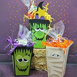 1/2LB Fluorescent Yellow Crinkle Cut Paper Shred