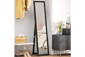 HOMCOM 61" x 15" Full Length Mirror with Frame, Rectangular Full Body Mirror for Bedroom, Living Room, Standing Hanging or Le
