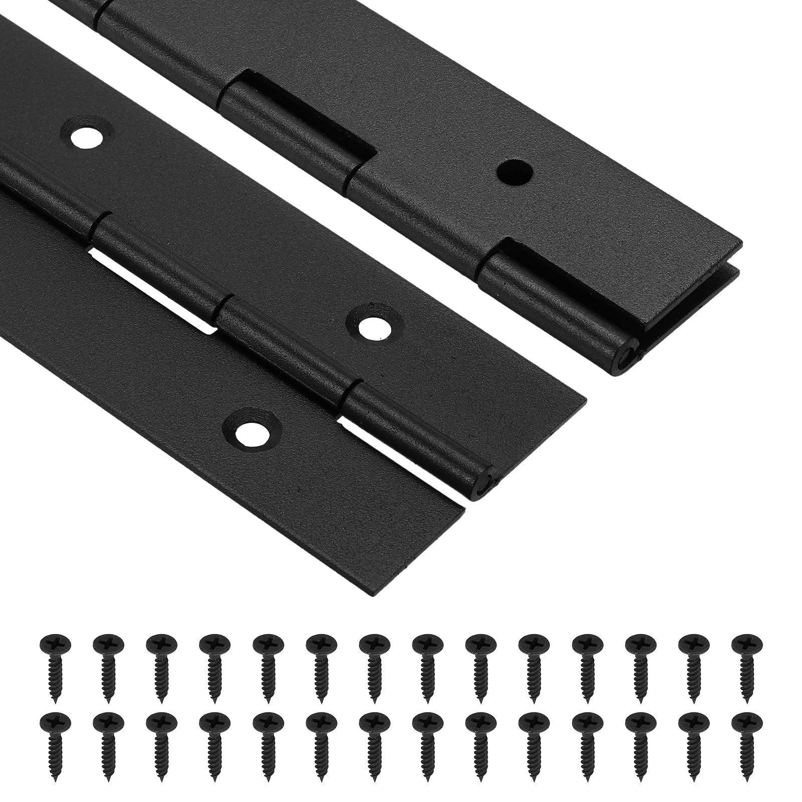 uxcell 4 Pack Piano Hinge, 16" Stainless Steel