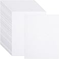 50 Sheets Linen Textured Cardstock White 250g/92lb Cover Printer Paper, 8.5 x 11 Inches for Printers, Invitation, Arts and Craft, Scrapbook, DIY Projects (White, 8.5×11in,L)