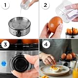 Duronic EB50 Electric Egg Boiler 7 Eggs 400W Omelette Tray Auto Shut Off view 4