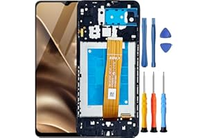 Foufinin for Samsung A12 Screen Replacement for Samsung A12 Screen Replacement with Frame SM-A125U SM-A125W SM-A125A SM-A127F SM-A127U SM-A127W LCD Display Touch digitizer Screen Assembly