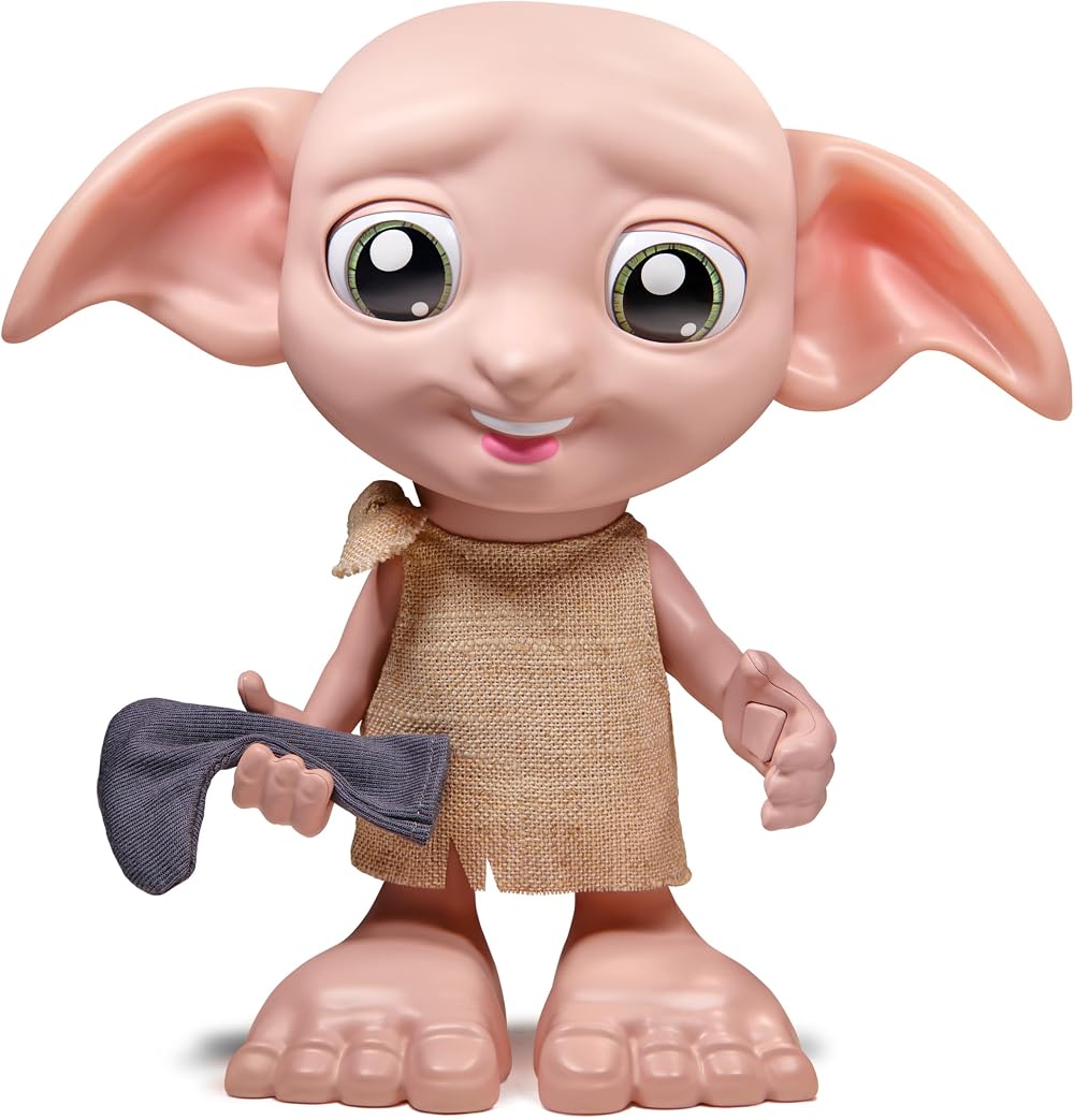 Wizarding World Dobby Elf Doll Interactive Sounds Phrases 21.6cm Harry Potter
