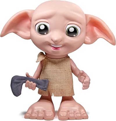 Wizarding World Dobby Elf Doll Interactive Sounds Phrases 21.6cm Harry Potter