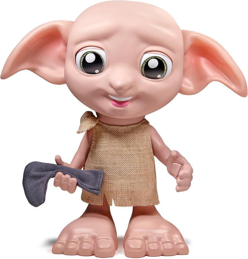 Wizarding World Dobby Elf Doll Interactive Sounds Phrases 21.6cm Harry Potter
