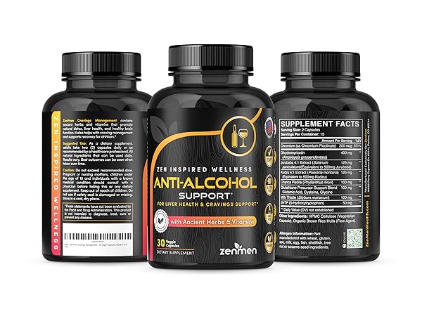 ZENMEN CRAVINGS MANAGEMENT – 30 VEGAN CAPSULES, MADE IN THE USA