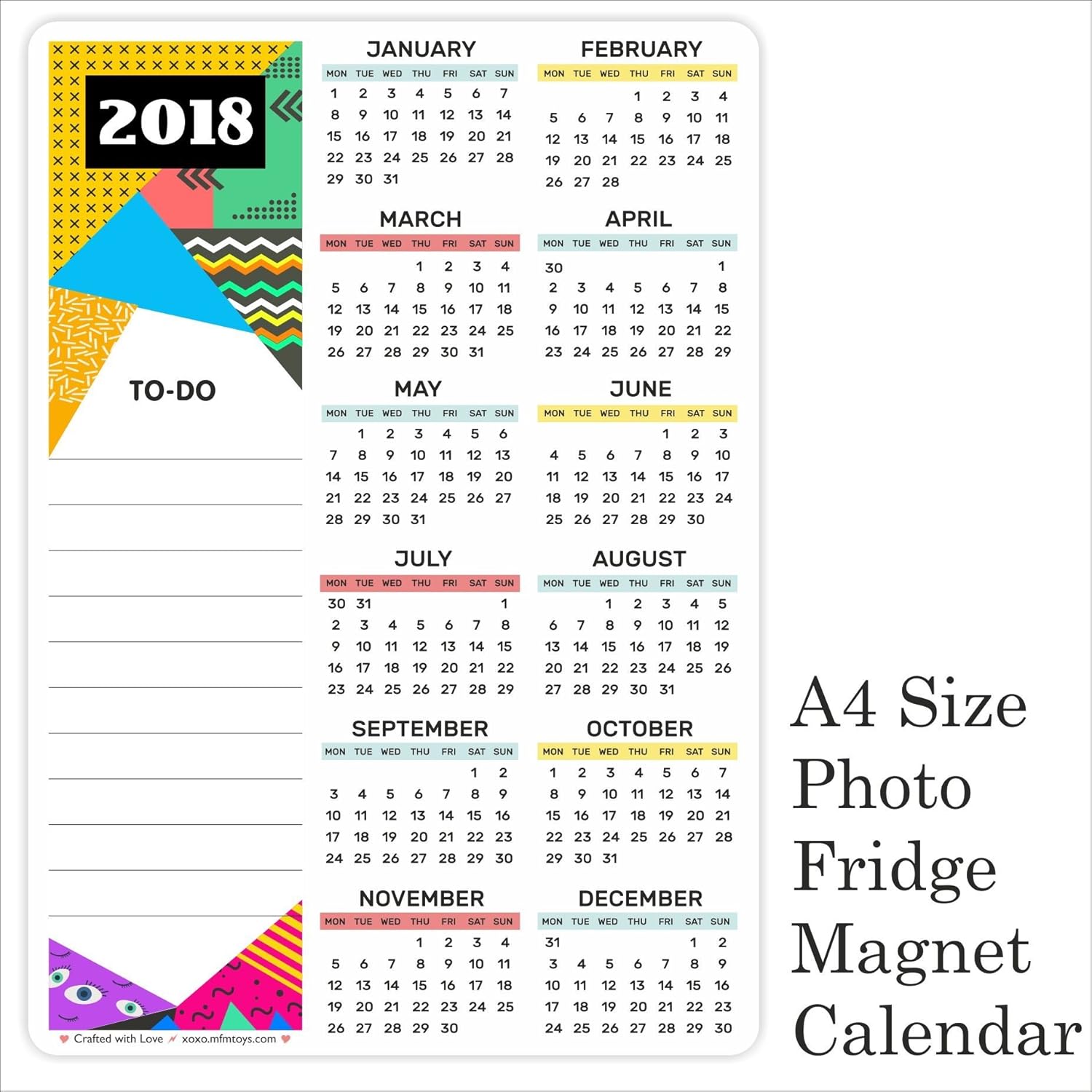 MFM juguetes funda imán para nevera calendario personalizado año ...