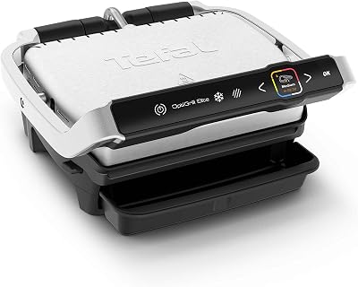 Tefal Optigrill Elite 12 Programs Measure Cook Temperature Intelligence GC750D40