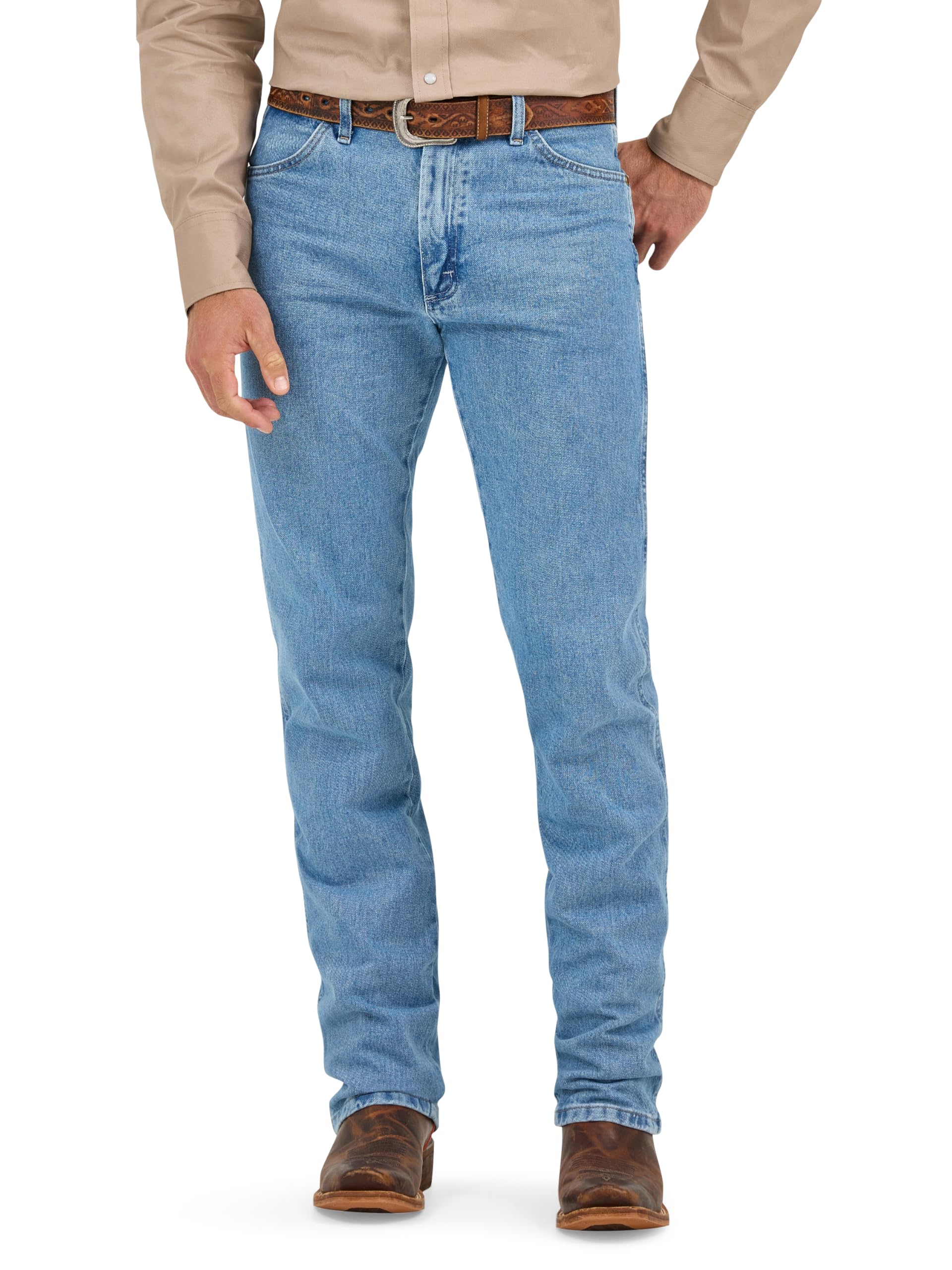 Wrangler 13MWZ Vaquero de corte original para hombre, lavado antiguo, 36 W x 32 L