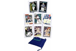 G.O.A.T CHASER Seattle Mariners Cards: Julio Rodriguez, Cal Raleigh, Josh Rojas, Jorge Polanco, J. P. Crawford, Randy Arozarena, Luis Castillo, Ken Griffey Jr. ASSORTED Baseball Stars and GOATs Trading Card and Wristbands Gift Pack