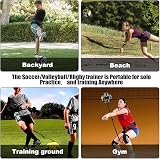 Dacitiery Football Kick Trainer Soccer Training Belt Fits Size 3-5 Balls view 5