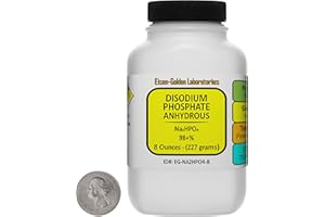 EISEN-GOLDEN LABORATORIES Disodium Phosphate [Na2HPO4] 98+% Food Grade Powder 8 Oz in a Bottle