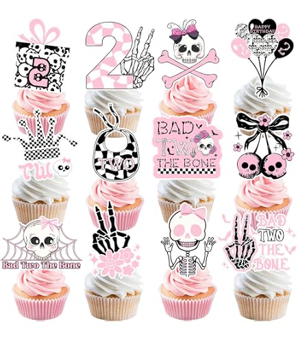 Decorazioni Per 2° Compleanno Ragazzo – Set Bad Two The Bone Con Sfondo, Palloncini, Topper E Tovaglia – Tema Halloween - 2